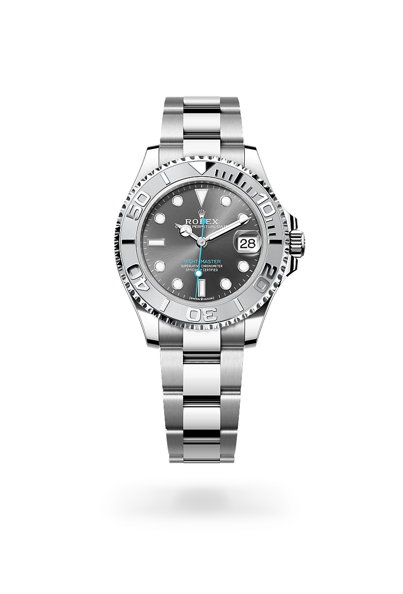 Rolex Yacht-Master 37 Oyster, 37 mm, Oystersteel and platinum